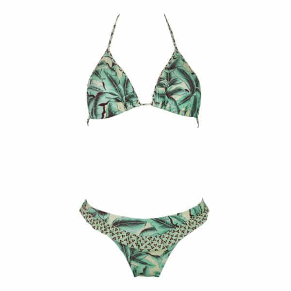 Bikini Volant Green Match | DIEGO ZORODDU
