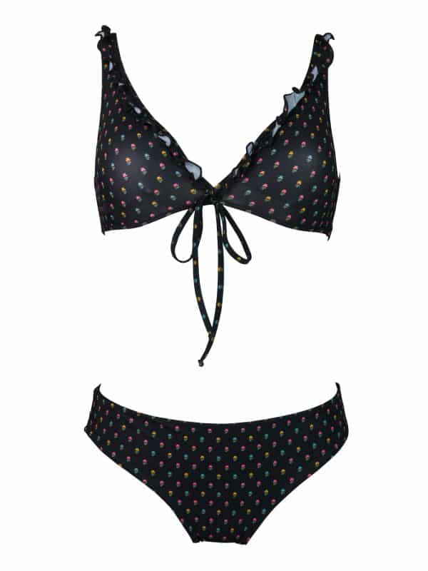Bikini Volant Micro Flowers | DIEGO ZORODDU