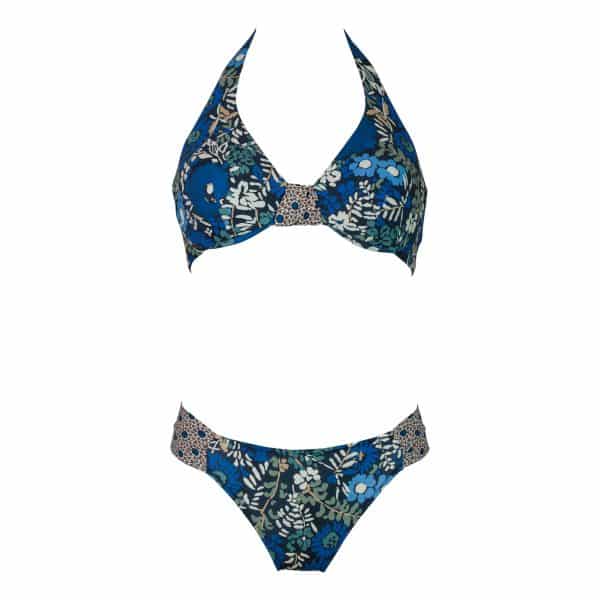 Bikini Nodo Blue Garden | DIEGO ZORODDU