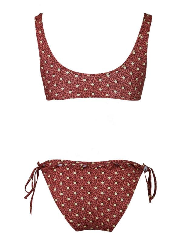 Bikini Volant Caramel Dots | DIEGO ZORODDU