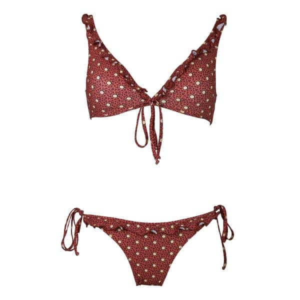 Bikini Volant Caramel Dots | DIEGO ZORODDU