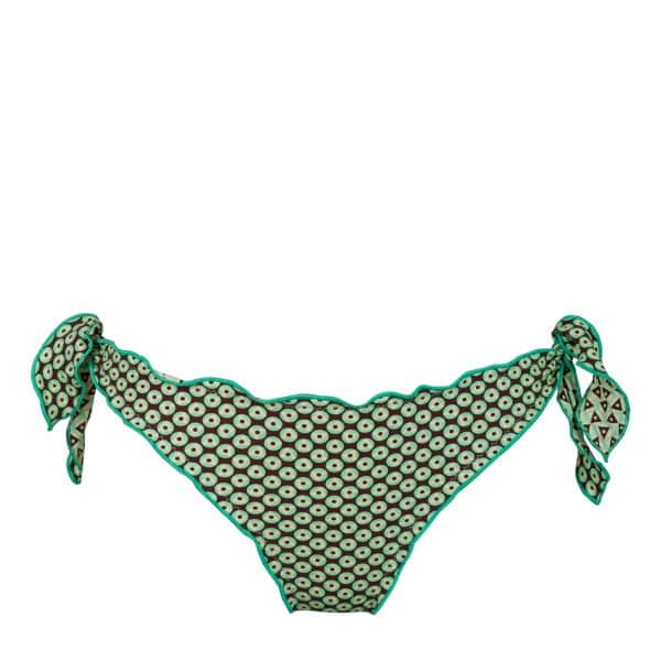 Bikini Volant Green Match | DIEGO ZORODDU