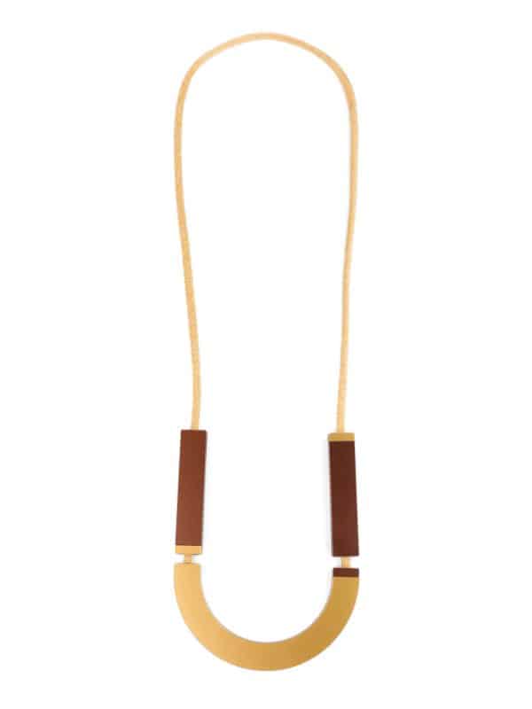 Collana Semicerchio Bronzo Oro | DIEGO ZORODDU