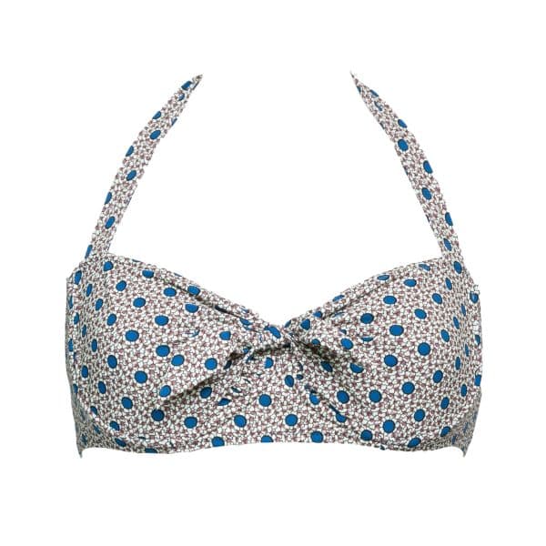 Bikini Nodo Reversible Blue Garden | DIEGO ZORODDU
