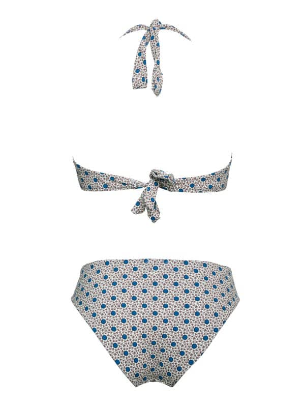 Bikini Nodo Reversible Blue Garden | DIEGO ZORODDU