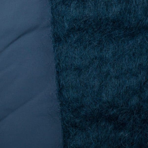 Stola Mohair Imbottita Blu | DIEGO ZORODDU