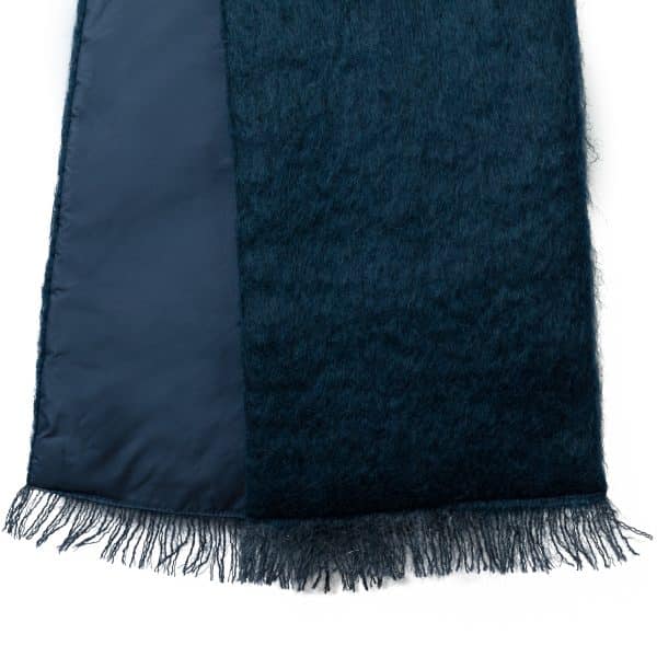 Stola Mohair Imbottita Blu | DIEGO ZORODDU