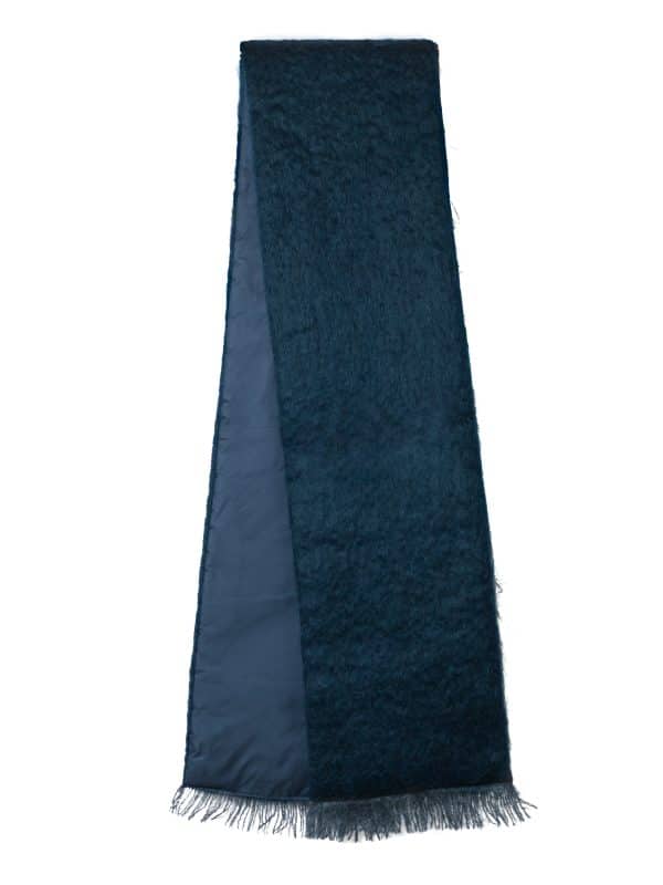 Stola Mohair Imbottita Blu | DIEGO ZORODDU