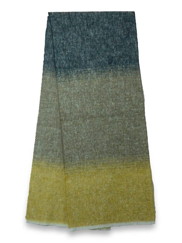 Stola Baby Alpaca Multi Mustard | DIEGO ZORODDU