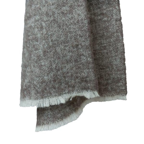 Stola Baby Alpaca Grey Melange | DIEGO ZORODDU