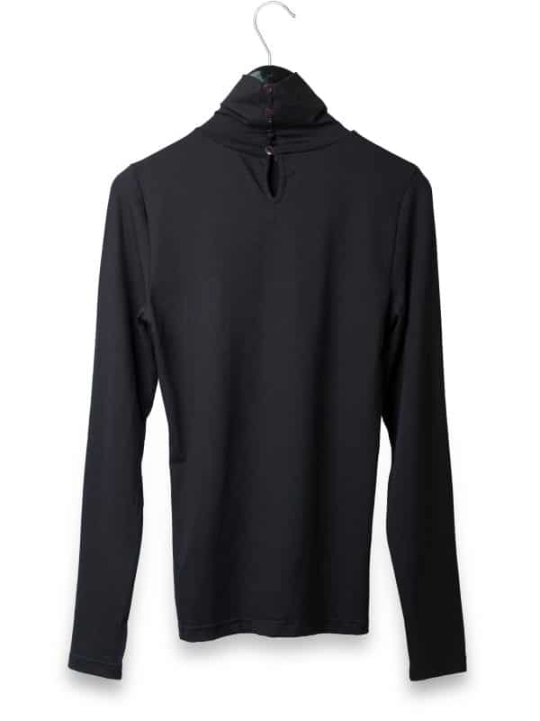 Maglia Collo Alto Nero | DIEGO ZORODDU