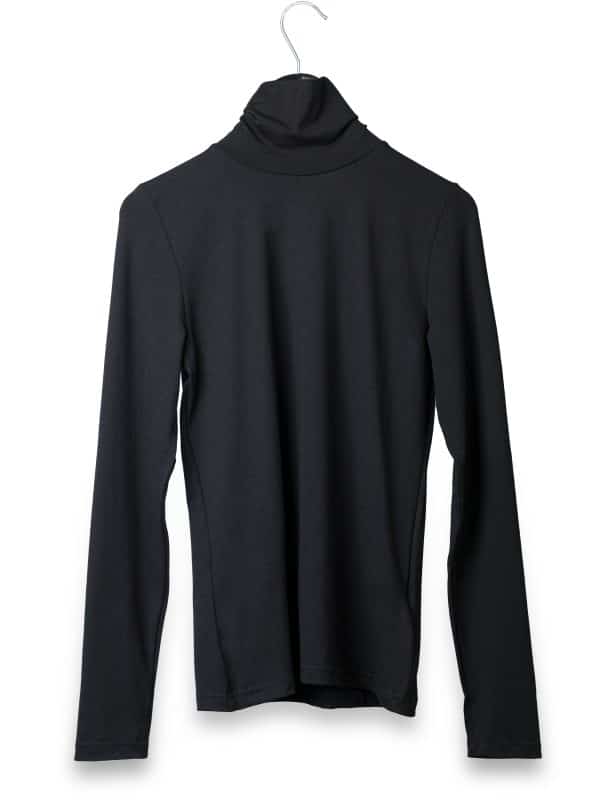 Maglia Collo Alto Nero | DIEGO ZORODDU