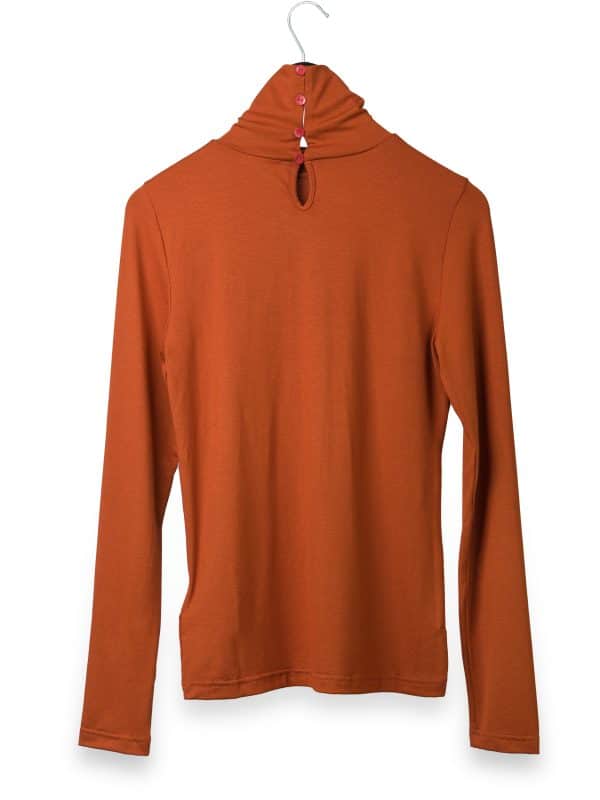 Maglia Collo Alto Ruggine | DIEGO ZORODDU