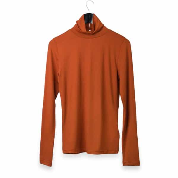 Maglia Collo Alto Ruggine | DIEGO ZORODDU