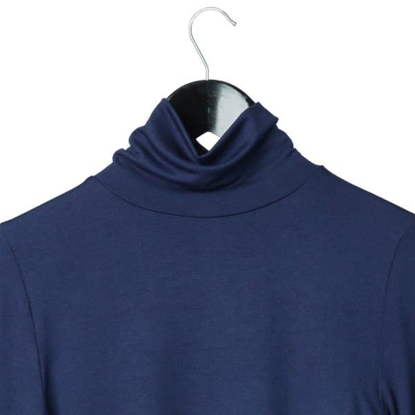 Maglia Collo Alto Blu | DIEGO ZORODDU