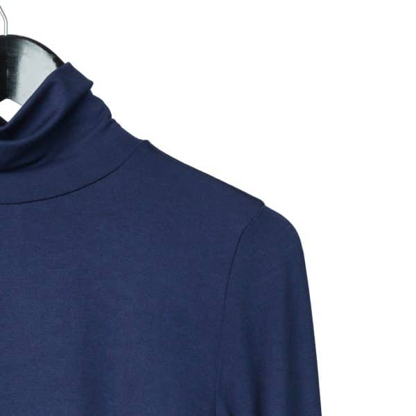 Maglia Collo Alto Blu | DIEGO ZORODDU