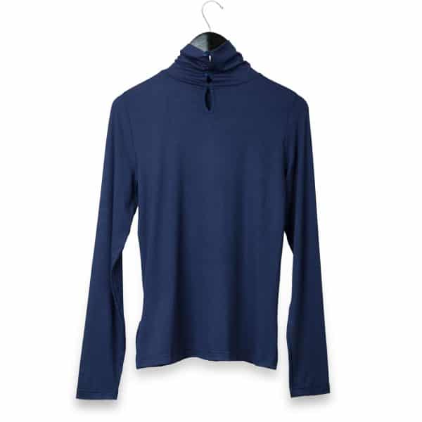 Maglia Collo Alto Blu | DIEGO ZORODDU