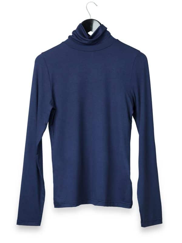Maglia Collo Alto Blu | DIEGO ZORODDU