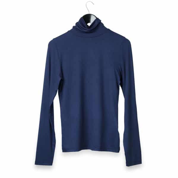 Maglia Collo Alto Blu | DIEGO ZORODDU
