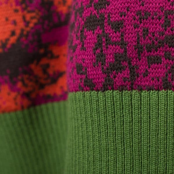 Jacquard Magenta Jacket | DIEGO ZORODDU
