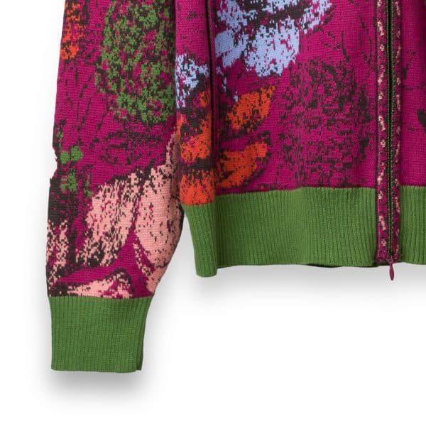 Jacquard Magenta Jacket | DIEGO ZORODDU