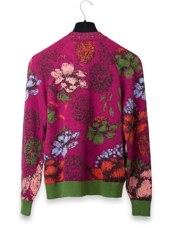 Jacquard Magenta Jacket | DIEGO ZORODDU