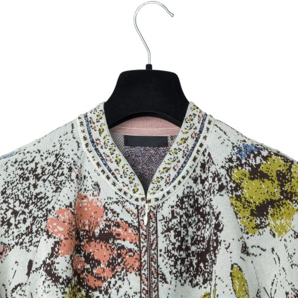 Jacquard Off White Jacket | DIEGO ZORODDU
