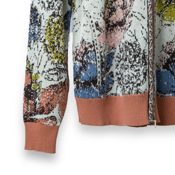 Jacquard Off White Jacket | DIEGO ZORODDU