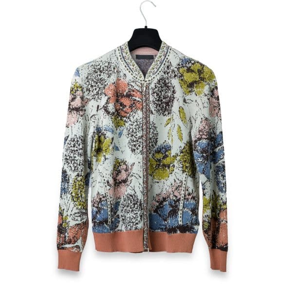Jacquard Off White Jacket | DIEGO ZORODDU
