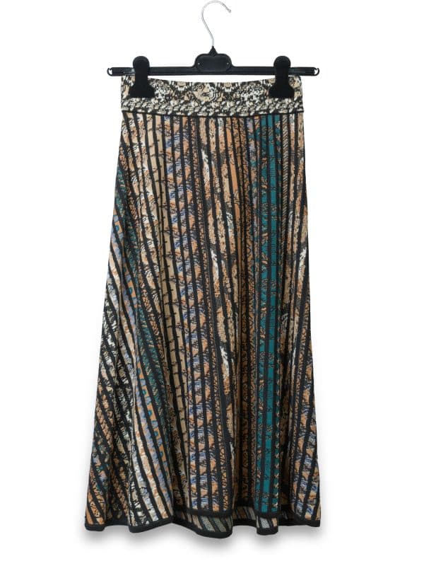 Jacquard Stripes Skirt | DIEGO ZORODDU