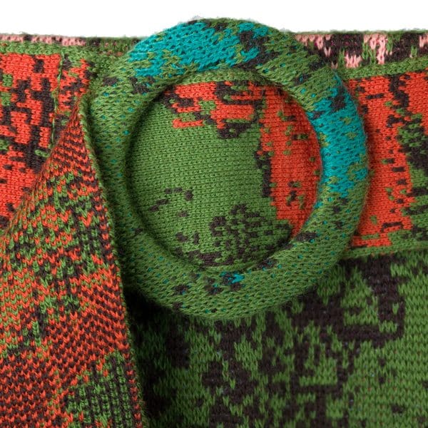 Jacquard Forest Green Skirt | DIEGO ZORODDU