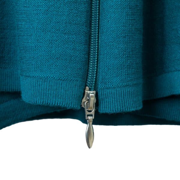 Teal Merino Jacket | DIEGO ZORODDU