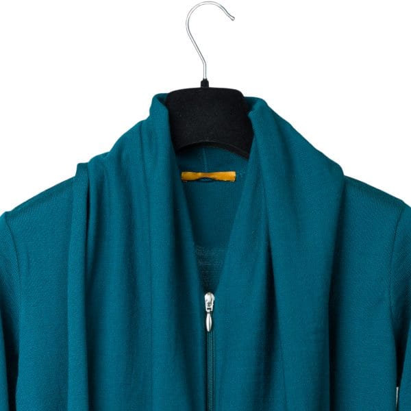Teal Merino Jacket | DIEGO ZORODDU