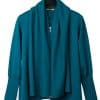 Teal Merino Jacket | DIEGO ZORODDU