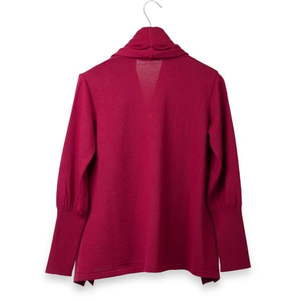 Light Bordeaux Merino Jacket | DIEGO ZORODDU