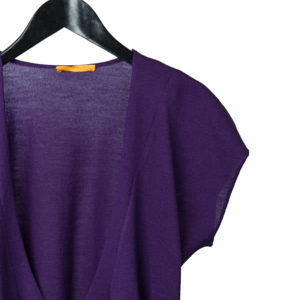 Gilet Merino Viola | DIEGO ZORODDU