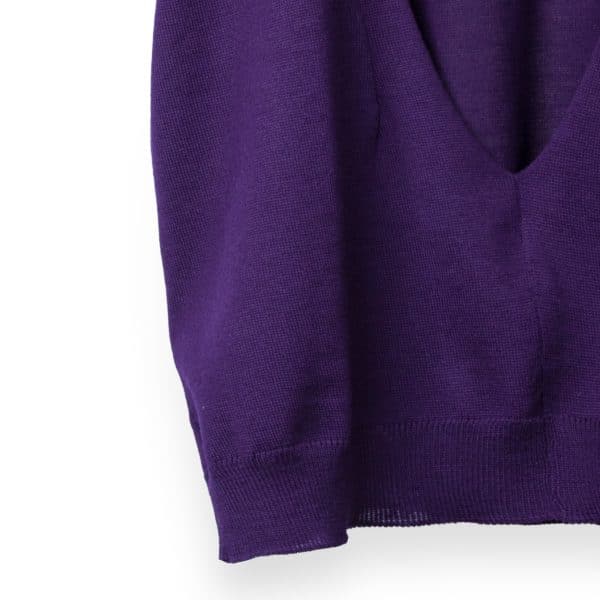 Gilet Merino Viola | DIEGO ZORODDU
