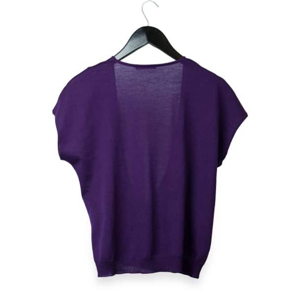 Gilet Merino Viola | DIEGO ZORODDU