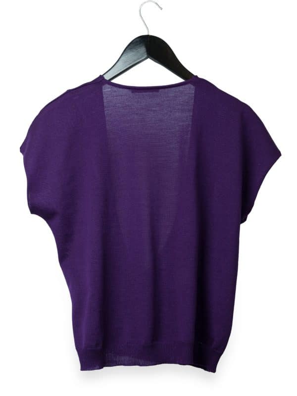 Gilet Merino Viola | DIEGO ZORODDU