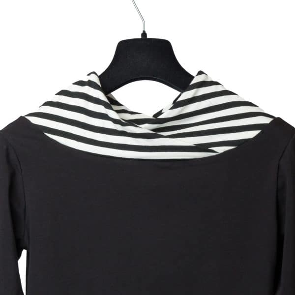Stripes Cross Neck | DIEGO ZORODDU