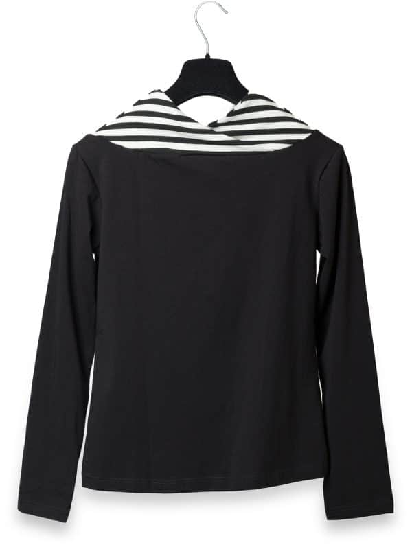 Stripes Cross Neck | DIEGO ZORODDU