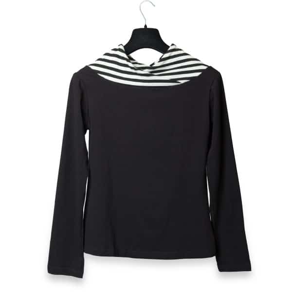Stripes Cross Neck | DIEGO ZORODDU