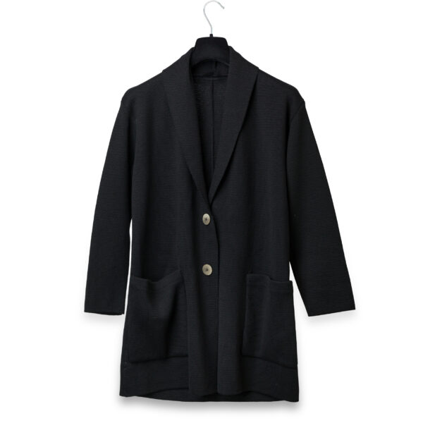 Knitting Black Jacket | DIEGO ZORODDU