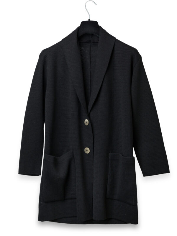 Knitting Black Jacket | DIEGO ZORODDU