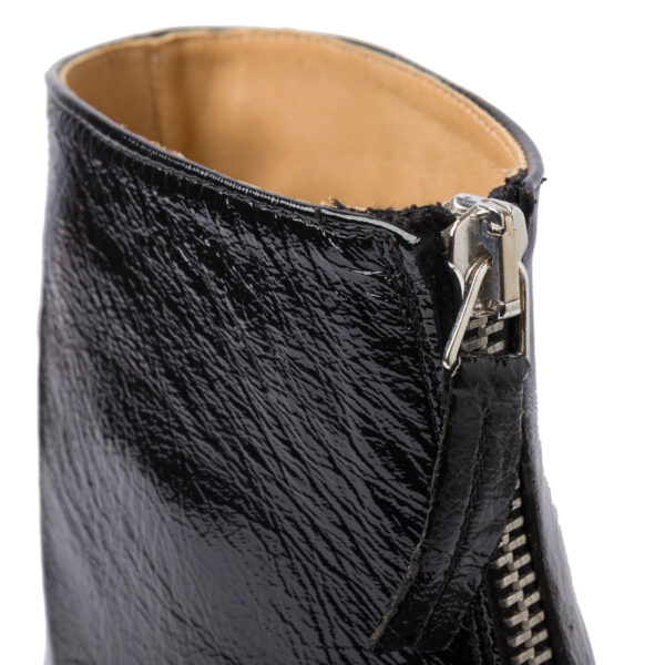 Zip Shiny Black Boots | DIEGO ZORODDU