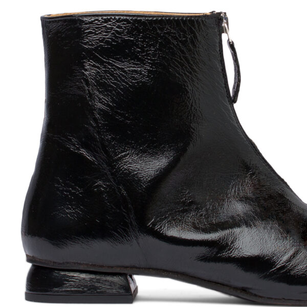 Zip Shiny Black Boots | DIEGO ZORODDU