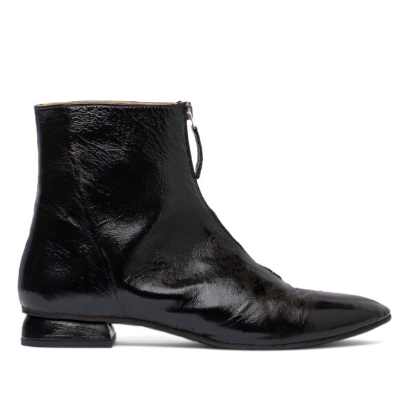 Zip Shiny Black Boots | DIEGO ZORODDU