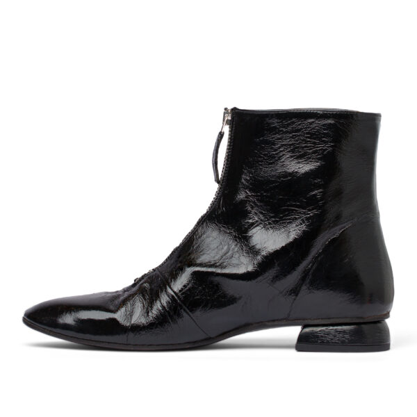 Zip Shiny Black Boots | DIEGO ZORODDU