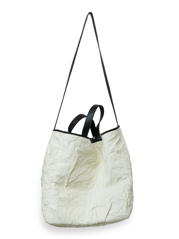 Wrinkles Ivory Bag | DIEGO ZORODDU