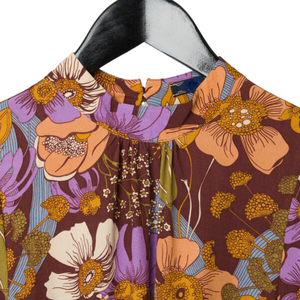 Choco Floreal Dress | DIEGO ZORODDU